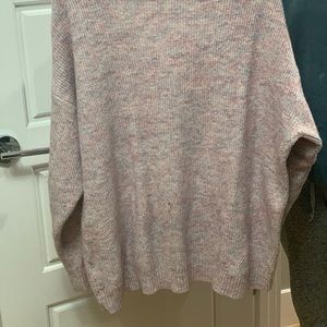 Baby pink old navy oversized sweater